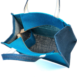 กระเป๋าผ้ากระสอบรีไซเคิลสำหรับงานแต่งงานริมชายหาด  กระเป๋าช้อปปิ้งผ้ากระสอบรีไซเคิลพร้อมโลโก้  กระเป๋าผ้ากระสอบรีไซเคิลสำหรับเจ้าสาว - Product Image 5