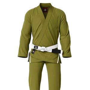 Kimono de Jiu-Jitsu Professionnel Blanc Uni 2026 – Kimono BJJ Personnalisé Bleu pour Hommes – Uniforme de Jiu-Jitsu Brésilien - Product Image 2