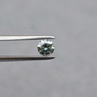 8mm Vert Couleur Moissanite Facettes Coupe Ronde D Couleur VVS GRA Certifié Moissanite Pour Bijoux Faits À La Main Meilleure Collection 2025