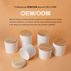 โกศเผาศพสัตว์เลี้ยงแบบโมเดิร์น ทำจากพอร์ซเลนเคลือบทอง เป็นมิตรกับสิ่งแวดล้อม ทนทาน ปลอดภัย พร้อมฝาไม้ สำหรับแมว สุนัข และสัตว์เล็ก - Product Image 3