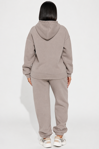 <b>Women</b>’s Oversized <b>Fleece</b> Hoodie <b>Jogger</b> Tracksuit Set Casual Pullover Hooded Sweatshirt Matching Piece Loungewear Sportswear Wear - Product Image 2