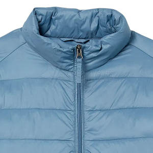 Doudoune d'hiver pour homme à col montant en toile, avec logo personnalisé sur le devant, faible MOQ, prix raisonnable, nouveau stock - Product Image 6