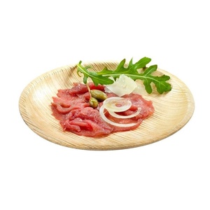 Assiettes rondes élégantes et stylées de 8 pouces, solides, jetables, compatibles micro-ondes, pour dîner, mariage et hôtels - Product Image 1
