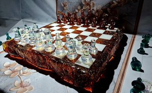 High Quality Custom Resin <b>Chess</b> <b>Board</b> Box <b>Chess</b> Game <b>Set</b> Luxury Resin Silver <b>Chess</b> Piece High Selling Affordable - Product Image 5