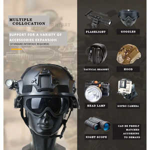 Casque tactique rapide en Kevlar de haute qualité, très vendu, avec système de suspension avancé pour l'extérieur, équipement de défense personnelle - Product Image 4