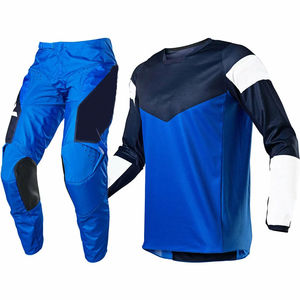 Ensemble veste de moto et combinaison de course automobile respirant en polyester imprimé pour l'été, idéal pour la moto tout-terrain, nouveau maillot de course - Product Image 1