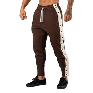 Pantalones Deportivos Esenciales para Hombre, 100% Algodón, Estilo Jogger, para Gimnasio, Fitness, Casuales, Tipo Cargo, Cintura Alta, Impermeables - Product Image 1