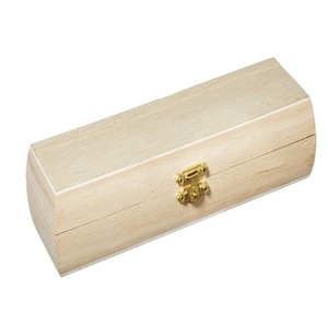Boîte à stylos en bois en stock, idéale pour logo personnalisé, 3 emplacements, étui promotionnel personnalisé pour stylos à bille - Product Image 2