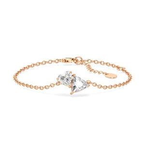 Bracelet chaîne à fermoir homard REYES, nouvelle arrivée, diamant CVD cultivé en laboratoire, certifié IGI, or blanc 14 carats, cadeau d'anniversaire pour elle - Product Image 5