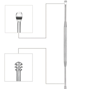 Professional Tonsil Stone <b>Removal</b> <b>Tool</b> 4.7in/12cm Stainless-Steel Double-Sided Oral Hygiene Instrument for ENT Use - Product Image 4