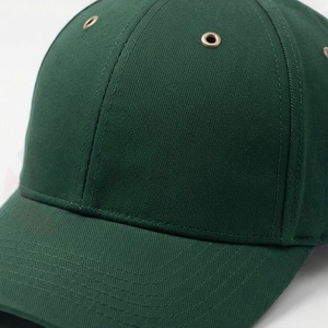 หมวกเบสบอลผ้าฝ้ายสีเขียวเข้มแบบเรียบง่าย สไตล์ลำลอง เหมาะสำหรับวิ่ง ออกกำลังกาย ระบายอากาศได้ดี - Product Image 4