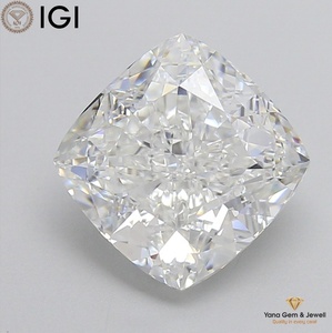 เพชร CVD ขนาด 4.51 กะรัต รับรองโดย IGI สี E ความสะอาดระดับ VS1 รูปทรงสี่เหลี่ยมคุชชั่น พร้อมสำหรับการสั่งทำเครื่องประดับ - Product Image 1