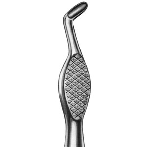Elevador de Raíces Schlemmer, Curvo a la Izquierda, de Acero Inoxidable, Instrumento Dental Modelo RE-117, Clase I, Mínimamente Invasivo - Product Image 6