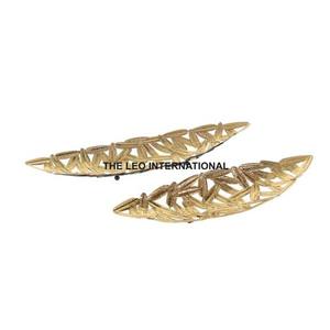 Plat de service moderne en aluminium, motif feuille, fait main, design créatif, centre de table décoratif, tendance, vente en gros, le plus vendu - Product Image 1