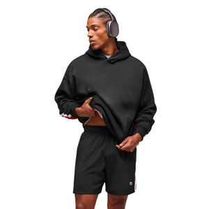 Shorts de sport pour homme Campus 7 pouces, coupe slim, légers, pour entraînement, course à pied, fitness, noir - Product Image 3