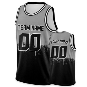 Custom Basketball Jersey Black Green Personalized Printed Team Name Number Hip Hop Sports Shirt Men Front Breathable - Product Image 3
