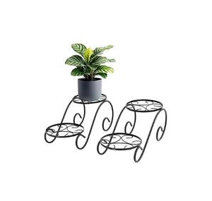 Support de plante en fer pour une utilisation en intérieur et en extérieur, support élégant pour plantes en pot, fleurs et ornements - Product Image 2