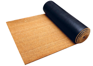 Tapis de porte épais en fibre de coco, antidérapant, avec support en PVC, tapis de sol en fibre de coco robuste pour entrée - Product Image 1