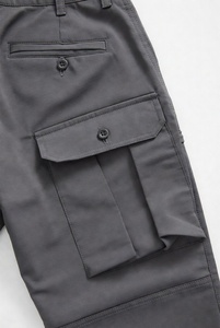 Pantalon cargo pour homme de qualité supérieure avec plusieurs poches, tissu en coton durable, coupe décontractée, pantalon d'aventure en plein air - Product Image 5