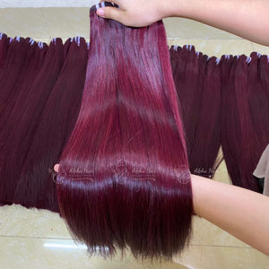 Extensiones de cabello humano vietnamita recto de hueso sedoso súper doble dibujado Paquetes y pelucas frontales de encaje de Envío Mundial - Product Image 2