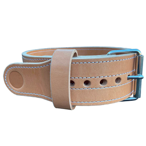 Ceinture de musculation professionnelle en cuir de haute qualité, sur mesure, respirante, durable, réglable et robuste. - Product Image 4