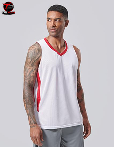 Camiseta de Baloncesto con Cuello en V y Logotipo Personalizado para Hombre, Chaleco Deportivo sin Mangas, Secado Rápido, Transpirable, Uniforme de Entrenamiento de Equipo - Product Image 2