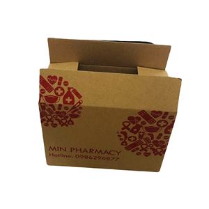 Boîte en carton ondulé personnalisée de haute qualité, écologique, recyclable, avec fentes, impression flexo de luxe pour médicaments et pilules - Product Image 6