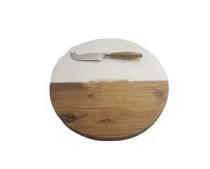 Tabla de Cortar de Madera y Resina Moderna con Diseño Elegante para Cocina y Servicio de Alimentos - Product Image 5