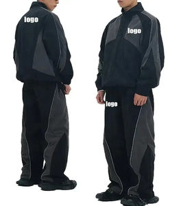 Trajes Deportivos para Hombre, Impermeables, Ligeros, de Poliéster y Nailon, para Invierno, Tallas Grandes, Diseño 2 en 1, Cortavientos, Varios Colores - Product Image 1