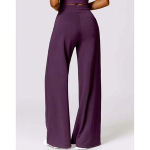 Pantalones de Yoga Holgados para Mujer, Estilo Deportivo, Color Sólido, Algodón, Nueva Colección OEM - Product Image 2