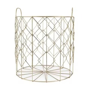 Carrito de Lavandería de Esquina Ahorrador de Espacio, Cesta de Almacenamiento Triangular de Metal con Ruedas, Organizador de Ropa Sucia - Product Image 5