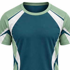 Camiseta Deportiva para Hombre con Estampado Deportivo, Spandex/Poliéster, Corte Regular, Secado Rápido, Transpirable, Ligera, Anti-UV, Ecológica - Product Image 3