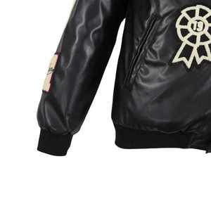 Men <b>Leather</b> Varsity <b>Jackets</b> With Sleeves Letterman <b>Jacket</b> Wholesale 2026 Boys Men Baseball <b>Jacket</b> - Product Image 4