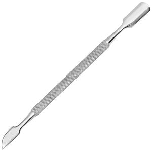 Pousse-cuticules en acier inoxydable à manche en bois, double face, poli miroir, outil pour nail art, couleur et logo personnalisables, réutilisable, haute qualité - Product Image 4