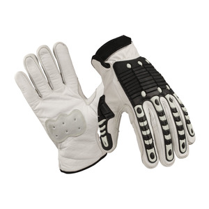 Heavy Utility Oil And Gas Gloves With TPR <b>Vibration</b> Gloves Synthetic Leather Industrial Work Hand Safety Gloves - Product Image 4