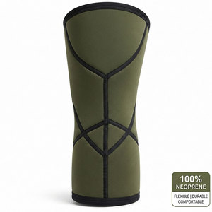 Genouillères en néoprène idéales pour la musculation et les entraînements intensifs, avec compression, soutien articulaire et coutures plates. - Product Image 2