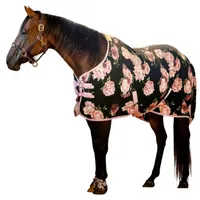 Couverture anti-mouches pour cheval, respirante, en maille, imperméable, en pur coton, protection contre les mouches d'été, équipement équestre