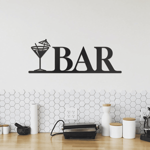 CIFbuy Insegna Vintage in Ferro Nero 'Happy Hour' - Decorazione Rustica da Parete per Pub, Casa, Bar, Man Cave, Patio Esterno, Sala Giochi - Scegli il tuo servizio - Product Image 2