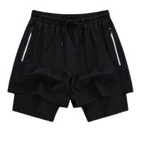 Nouveau short de sport athlétique d'été personnalisé Doublure de haute qualité Gym Nylon Polyester Style décontracté Écologique Brodé Solide - Product Image 2