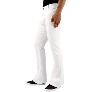 2025 <b>Men's</b> Retro 60s 70s Disco <b>Flared</b> Bell Bottom Denim <b>Jeans</b> Comfort Stretch Fit Stylish Vintage Design - Product Image 5