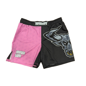 Nuevo Conjunto de Ropa de Artes Marciales Mixtas (MMA) Personalizado para Hombre, Color Rosa y Negro, Impresión por Sublimación, Secado Rápido, Ajustado, Unisex, para Adultos, en Poliéster - Product Image 3