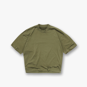 Camiseta Transpirable Lisa Teñida con Ácido, Precio Económico, Corte Holgado Regular, 100% Algodón, Camiseta con Lavado Ácido - Product Image 1