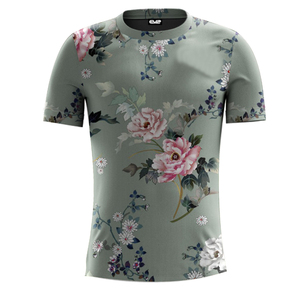Camiseta Deportiva de Manga Corta para Hombre, Sublimada, con Estampado en Blanco y Negro, de Secado Rápido, Corte Ajustado, Cuello Redondo, Tejido de Poliéster - Product Image 4
