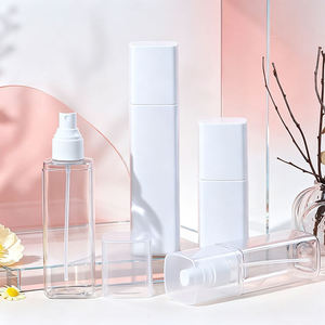 ขวดโลชั่น โทนเนอร์ และเซรั่มแบบเปล่า ขนาด 150/200/250 มล. บรรจุภัณฑ์พลาสติก ขวดปั๊มโลชั่นทรงเหลี่ยม ขวดพลาสติก PET สำหรับผลิตภัณฑ์ความงาม - Product Image 6