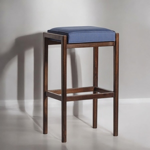 Remus Modern Bar <b>Stool</b> Counter <b>Height</b> Kitchen Furniture Sleek Contemporary Design Cushioned Seat Ergonomic PU Leather Metal Base - Product Image 5