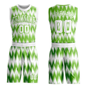 Conjunto de Uniforme de Baloncesto Sublimado Personalizado, Azul y Amarillo, Nombre del Equipo 00, Uniforme de Malla sin Mangas, Ajuste Atlético Unisex para Adultos - Product Image 4