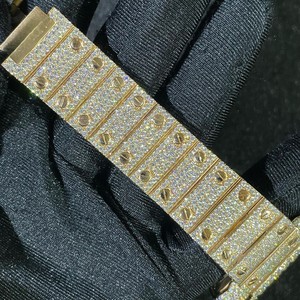 Relojes ETA de Edición Limitada de 44 mm, Hechos a Mano, con Cristal de Zafiro, de Acero Inoxidable, Estilo Hip Hop, Unisex, con Joyas de Belleza Artísticas - Product Image 5