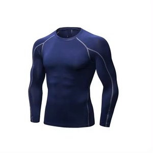 Professional <b>Mens</b> <b>Compression</b> Wear Set with Stretch Fabric Sports Shirt and Leggings <b>for</b> Running Gym and Fitness Training - Product Image 5