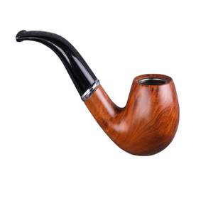 Pipe à tabac en bois givré de haute qualité Futeng, pipe à fumer en bois lisse, portable, de luxe, pour fumer - Product Image 5