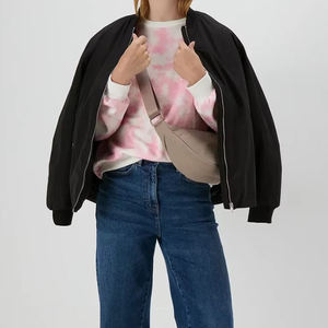 Fabriqué au Pakistan, couleur personnalisée, hiver, grande taille, appliqué lavé, logo imprimé personnalisé sur le devant, 100% coton, décontracté, pour femmes - Product Image 4